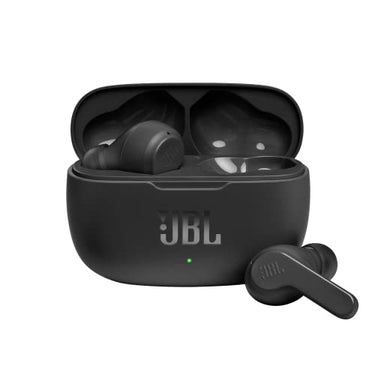 JBL Wave 200 TWS True Wireless In-Ear Bluetooth Headphones in Black – Wireless Earbuds with Integrated Microphone – Music Streaming for Up to 20 Hours – Including Charging Case on Sale